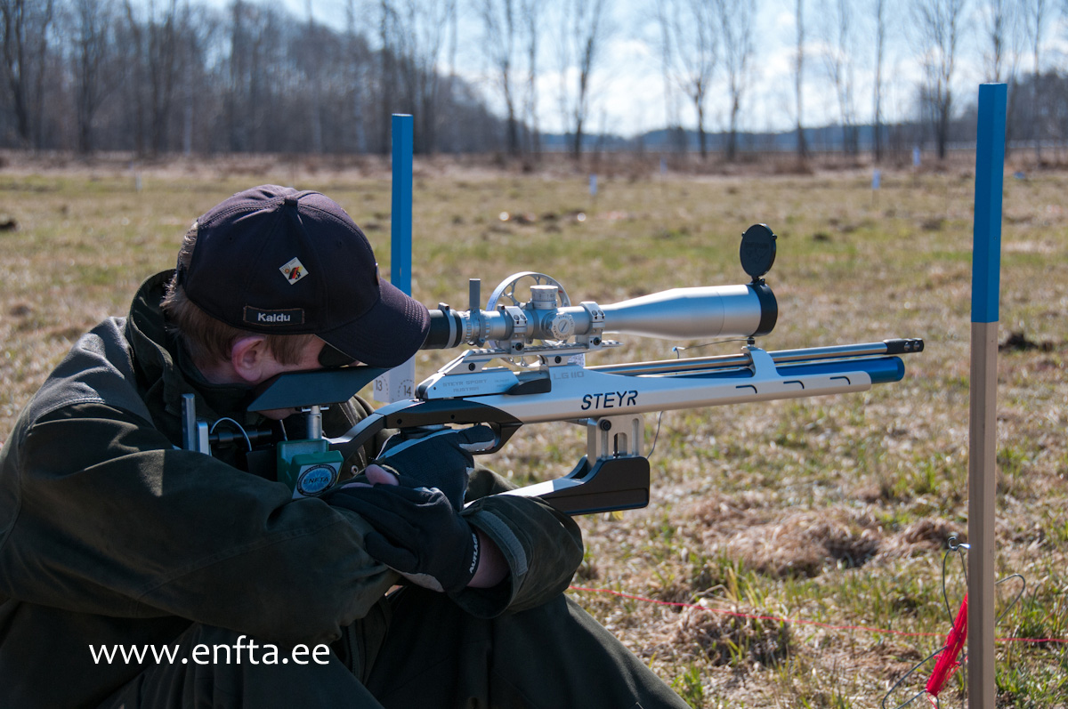 Kaidu Jalakas, Steyr LG 110 Field Target, March-X Tactical 8-80x56